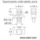 Suport colier plastic FTH-03-Natur